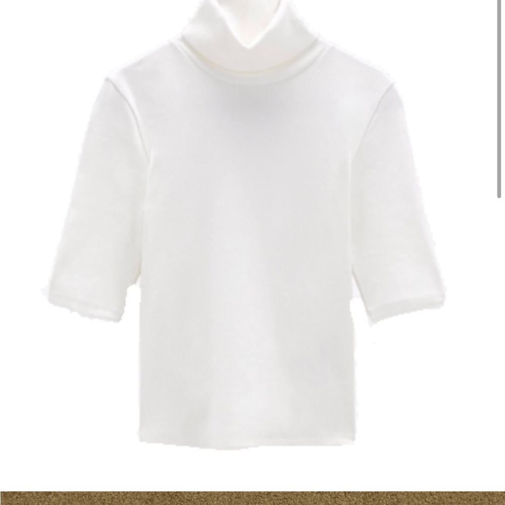 Zara white turtle neck